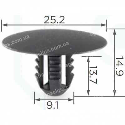 C 1584 Кліпса Ford VW Audi 6448410 6678518 N90710301
