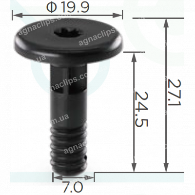 C 1592 Кліпса BMW 51717066229