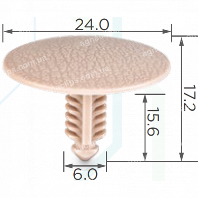 C 1652 Кліпса Lexus Toyota 9046705164E2
