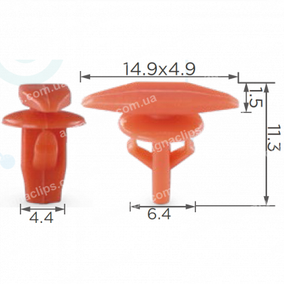 C 66 Кліпса Honda 91530SP1003