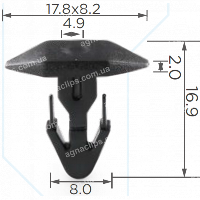 C 229 Кліпса Honda 91515SR3000