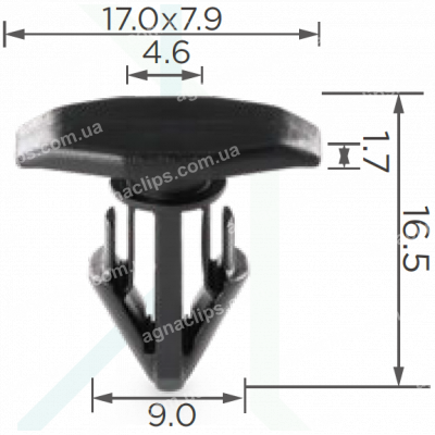 C 254 Кліпса Toyota Lexus Mitsubishi MU487004 9046710146