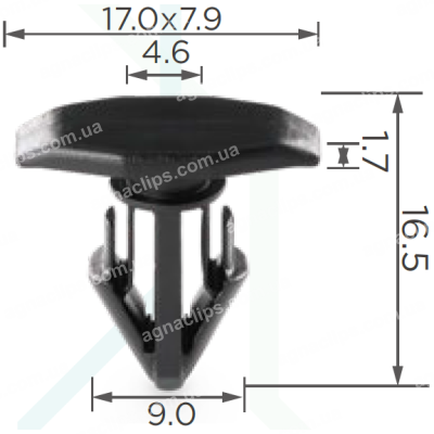 C 254 Кліпса Toyota Lexus Mitsubishi MU487004 9046710146