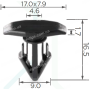 C 254 Кліпса Toyota Lexus Mitsubishi MU487004 9046710146