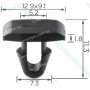 C 364 Кліпса Lexus Toyota 9046708030