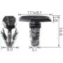 C 812 Кліпса Toyota Lexus 9046706092