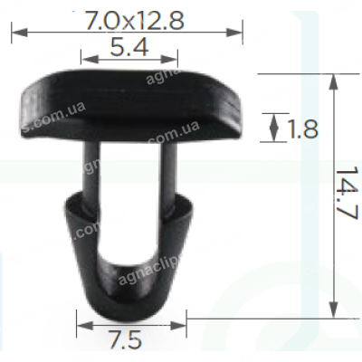 C 1361 Кліпса Toyota Lexus 9046708101