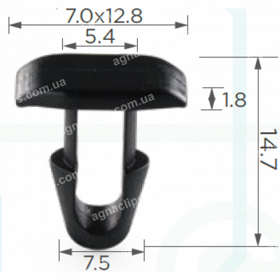 C 1361 Кліпса Toyota Lexus 9046708101