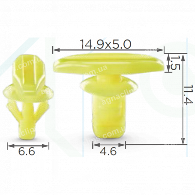 C 1505 Кліпса Honda Acura 91568TR0003