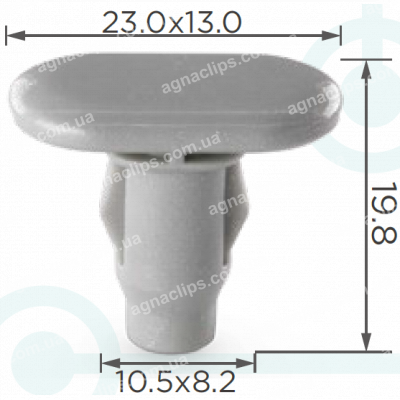 C 1568 Кліпса Toyota Lexus 7586760020C1 7586760020B0
