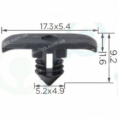 C 1694 Кліпса VW Audi Seat Skoda 1H0823717