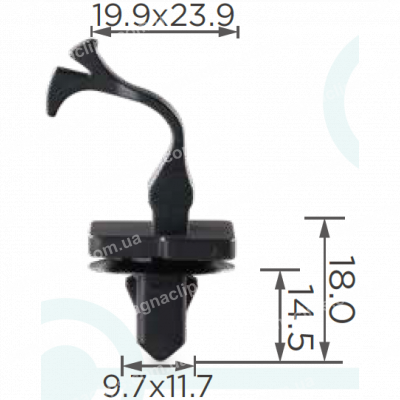 C 3081 (TF 10) - Тримач Трубки, електропроводка