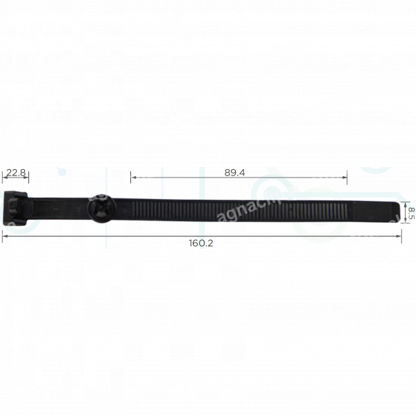 C 233 Хомут проводки 9x160 mm Mercedes 1149970290