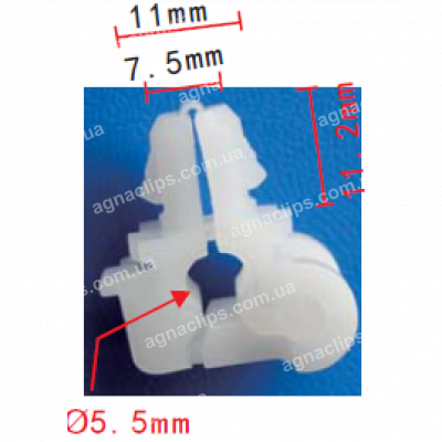 C 367 - Тримач Замки дверей (тяги) Ford Ford E6DZ542 E83Z542
