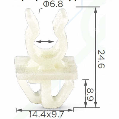 C 811 Тримач упору капота Toyota / Honda 5345290351