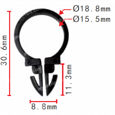 C 884 - Тримач Трубки, електропроводка
