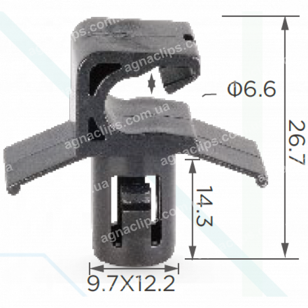 C 1009 Кліпса проводки Toyota А000747315