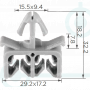C 1012 Кліпса проводки Toyota Lexus 9094901C06