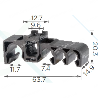 C 1013 Кліпса проводки Toyota Lexus 9094901D14