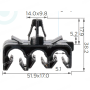 C 1014 Кліпса проводки Toyota Lexus 7728926010