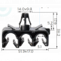 C 1014 Кліпса проводки Toyota Lexus 7728926010