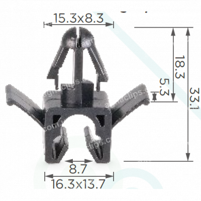 C 1016 Кліпса проводки Toyota 9046901C57