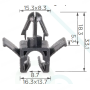 C 1016 Кліпса проводки Toyota 9046901C57