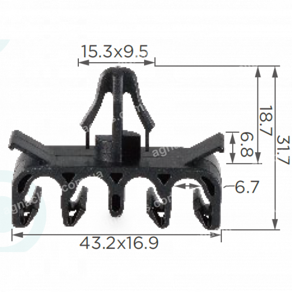 C 1018 Кліпса проводки Toyota Lexus 9094901D16