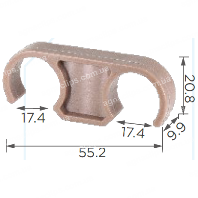 C 1025 Кліпса проводки Toyota 8712426520