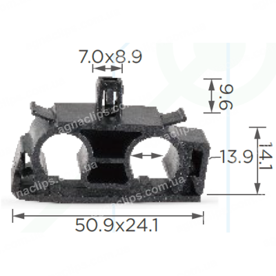 C 1028 Кліпса проводки Toyota Lexus 8712426480