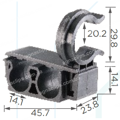 C 1029 Кліпса проводки Toyota Lexus 8712426530