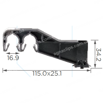 C 1044 Кліпса проводки Toyota Lexus 8712426450