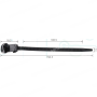 C1049 Хомут проводки 7x156,3 mm Toyota Lexus 82678A9005 з кліпсою
