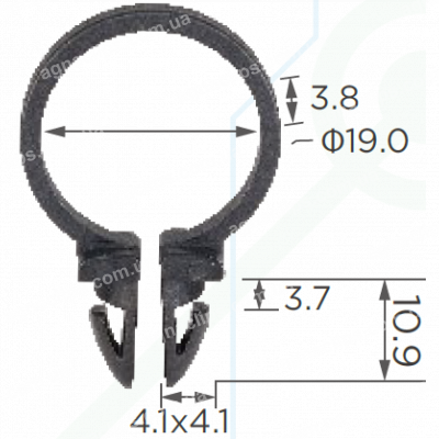 C 1159 Кліпса проводки