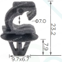C 1169 Тримач упору капота d6.8 23E8152096