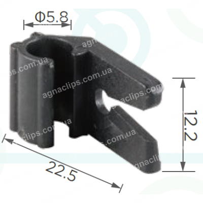 C 1182 Кліпса проводки VW Audi Seat Skoda 23E8152034