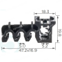 C 1203 Кліпса трубок Lexus Toyota 3506J100011 47373N0001