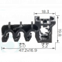 C 1203 Кліпса трубок Lexus Toyota 3506J100011 47373N0001