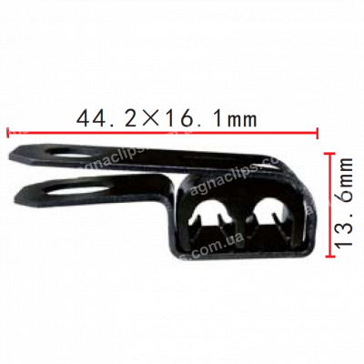 C 1209 Кліпса трубок Toyota 3506J100026 47374N0001 метал.