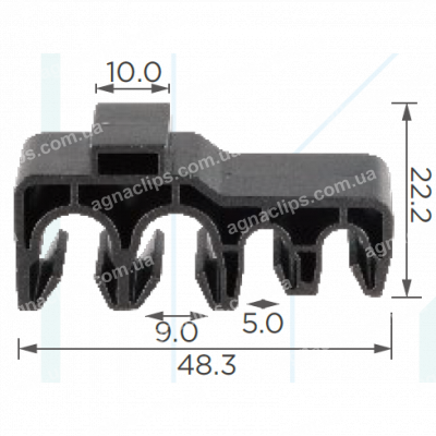 C 1211 Кліпса трубок Toyota 3506J100017