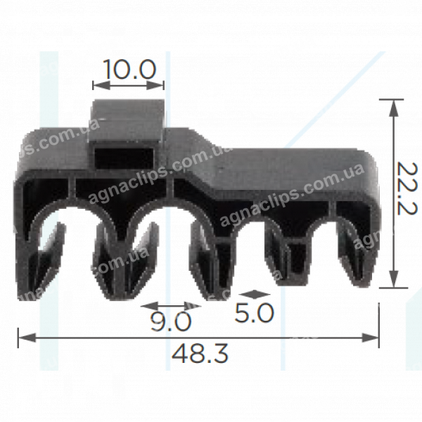 C 1211 Кліпса трубок Toyota 3506J100017