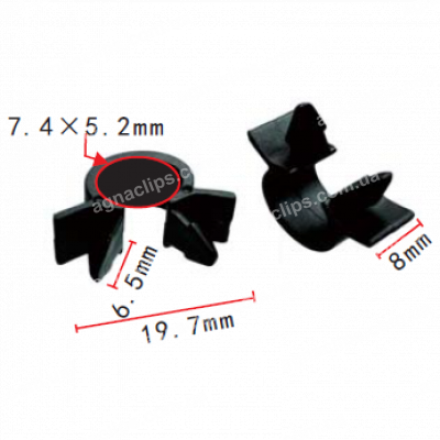C 1286 - Тримач Трубки, електропроводка Mercedes