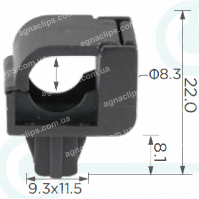 C 1312 - Тримач Трубки, електропроводка