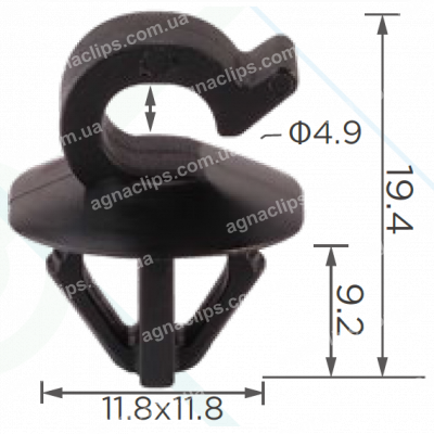 C 1331 Тримач упору капота Lexus / Toyota 9046906005