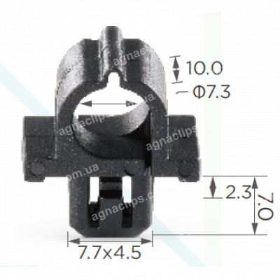 C 1368 - Тримач Трубки, електропроводка Chery / VW