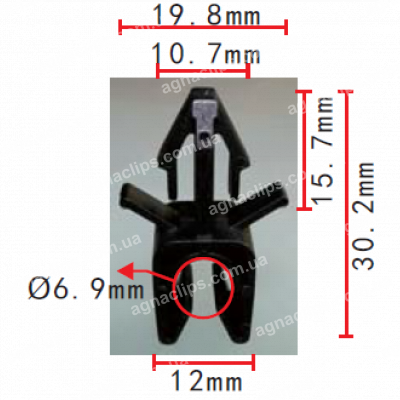 C 1377 - Тримач Трубки, електропроводка