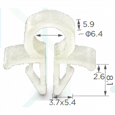C 1437 - Тримач Трубки, електропроводка
