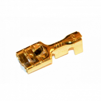 Клема 0,3мм. гніздова (мама) серії 6,3 мм. під кабель 1-2,5 мм.