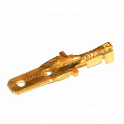 Клема штирьова (тато) серії 4,8 мм. під кабель 0,5-1 мм.