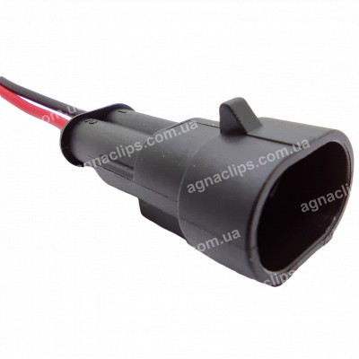 RP166 Роз'єм 2-к штирьовий вологозахищений серії 1,5мм